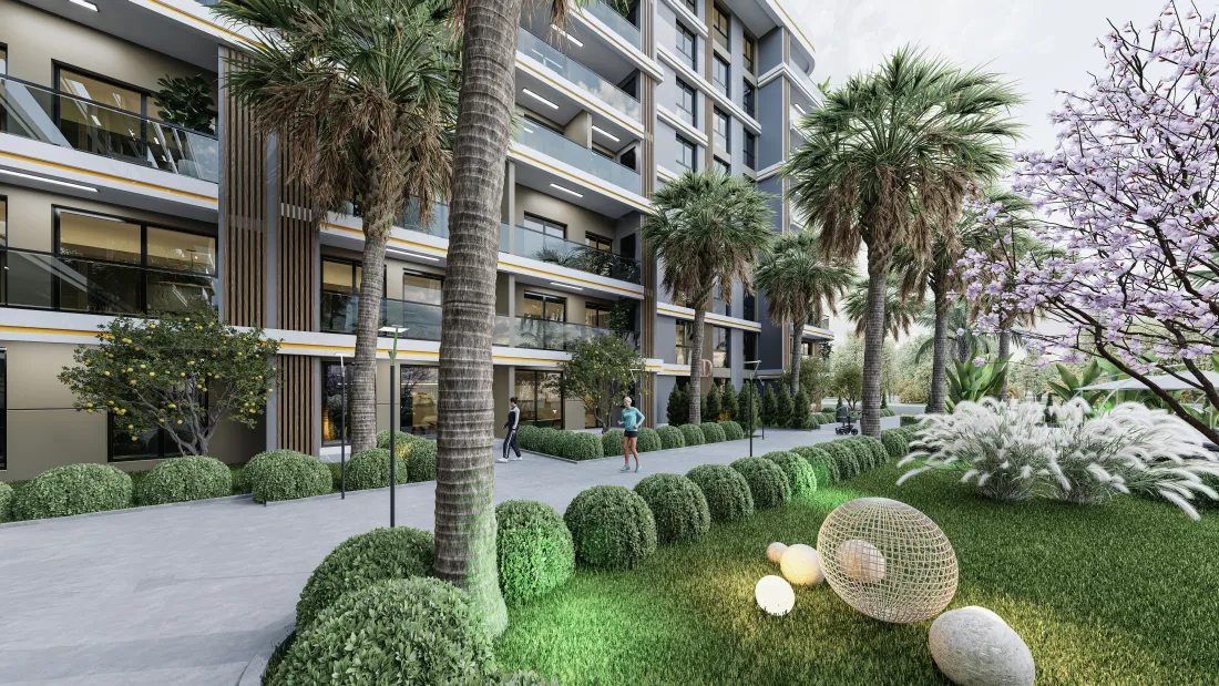 Yeşilin içinde — temsili render